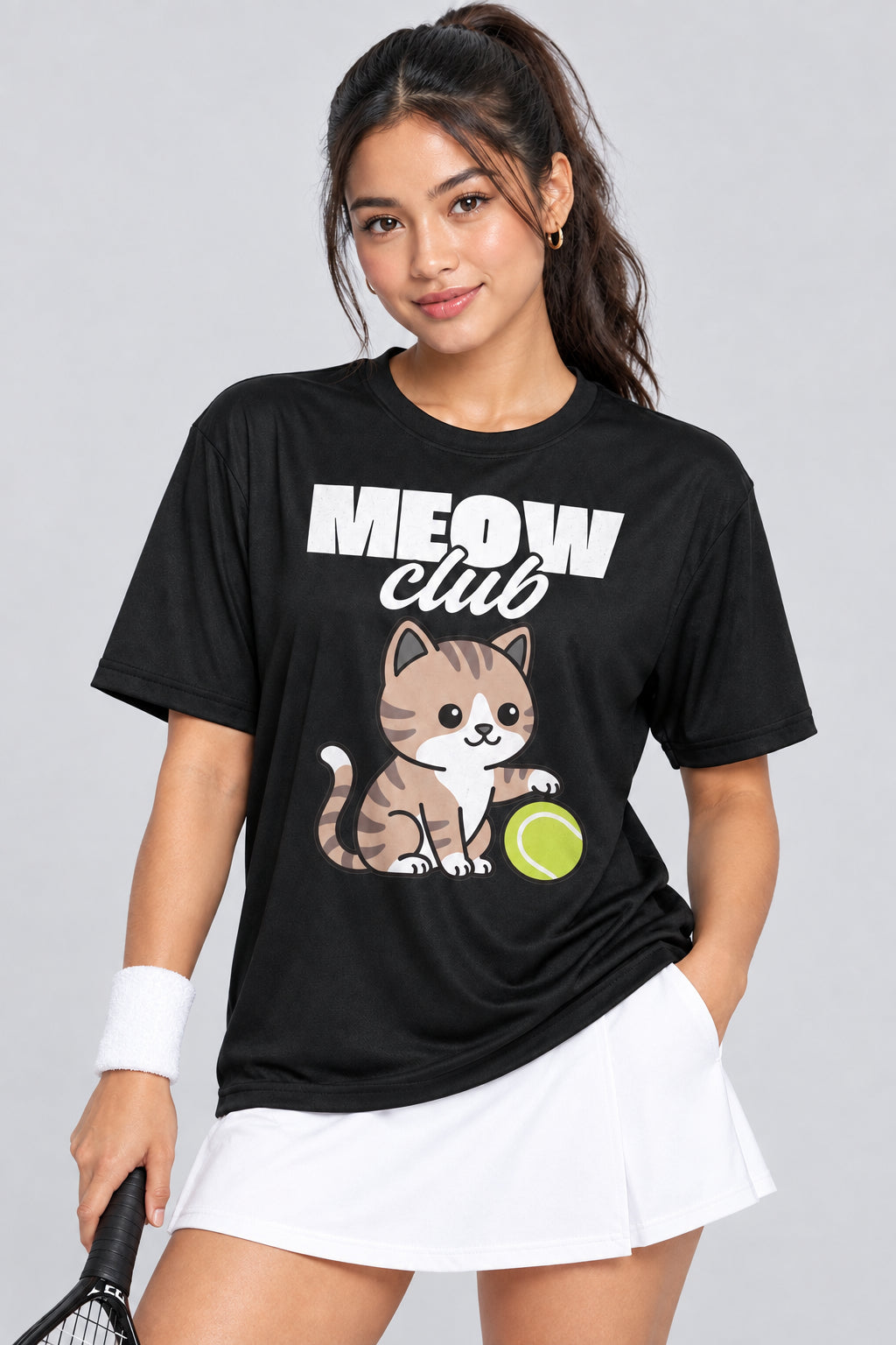 MEOW CLUB - Tennis (Basic Tee)