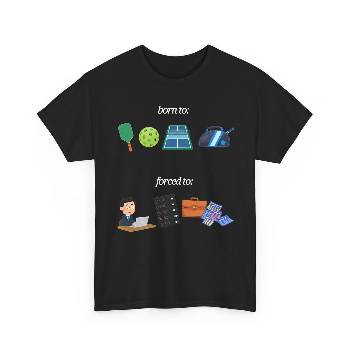 FORCED TO WORK - Pickleball (Kids Tee)