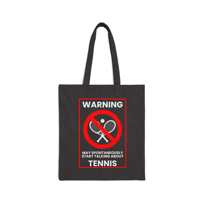 WARNING TENNIS - Tennis (Tote Bag)