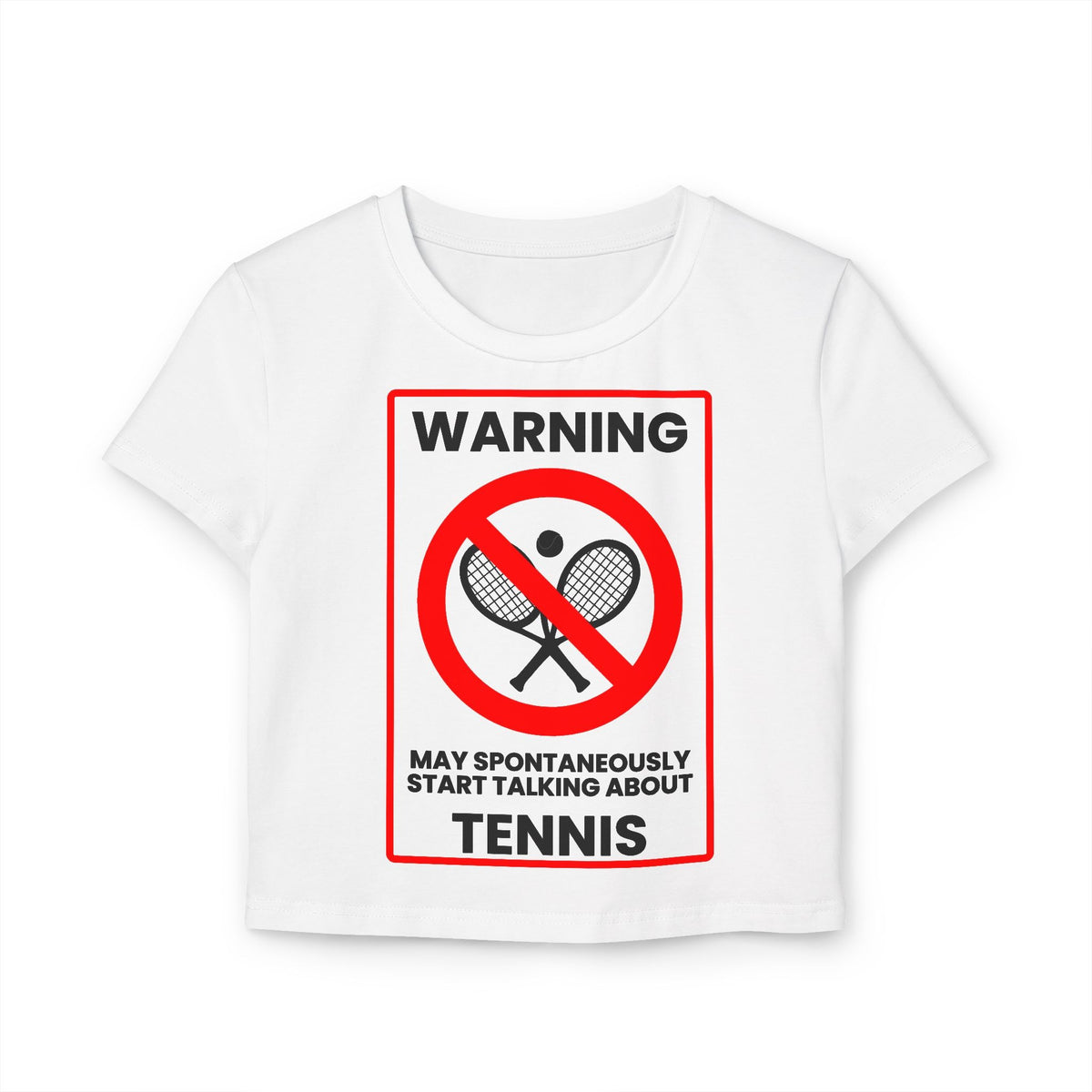 WARNING TENNIS - Tennis (Crop Top)
