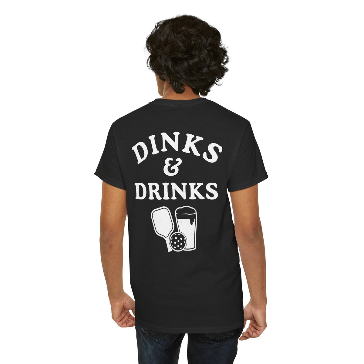 DINKS & DRINKS - Pickleball (Basic Tee)