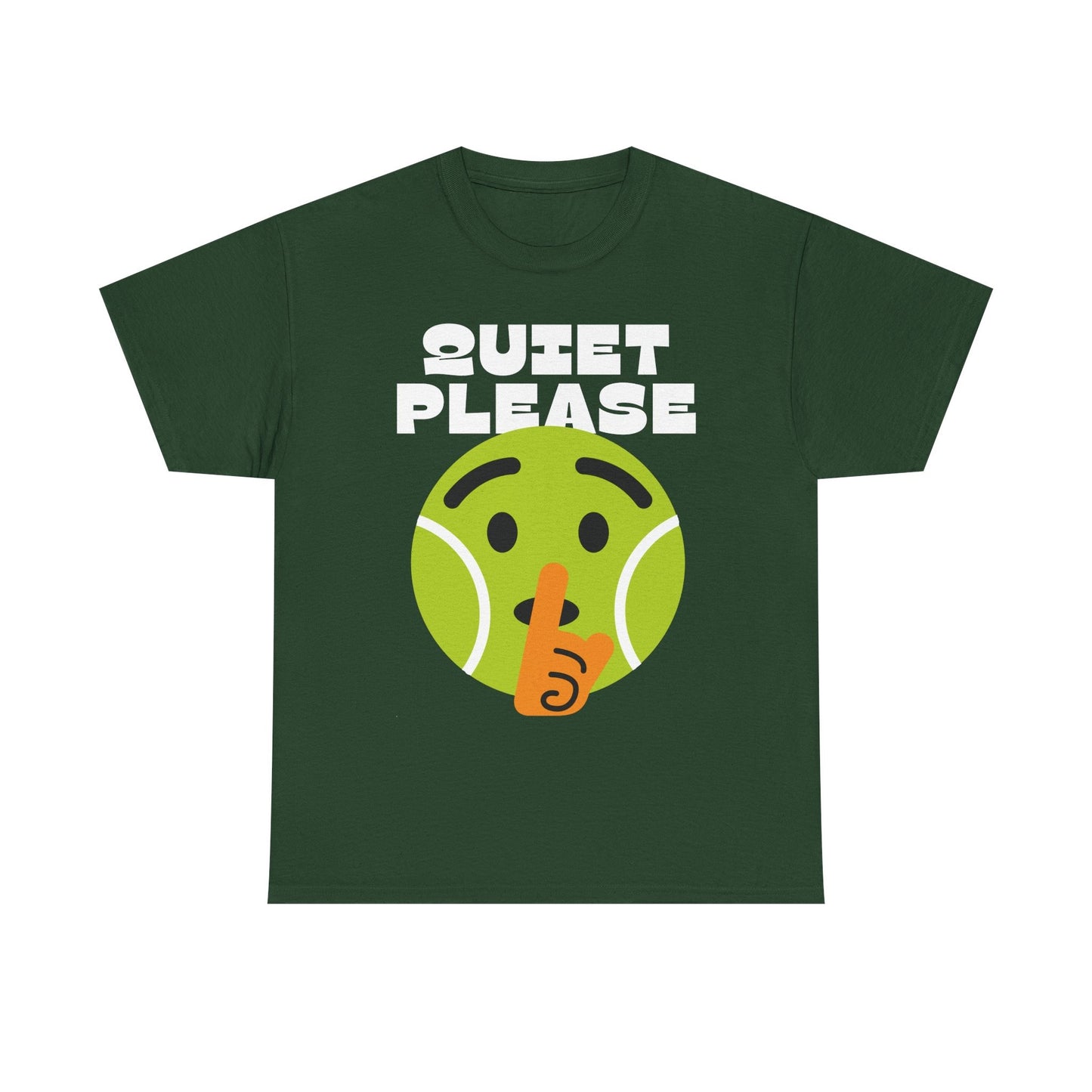 QUIET PLEASE - Tennis (Basic Tee)