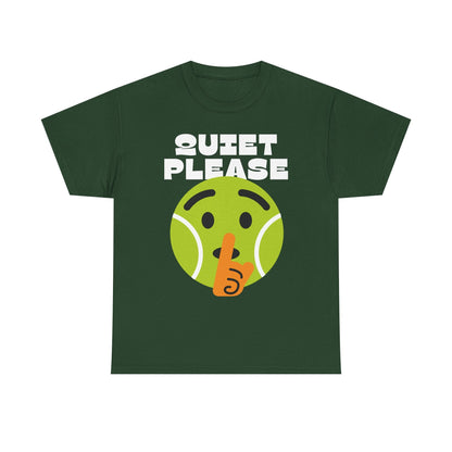 QUIET PLEASE - Tennis (Basic Tee)