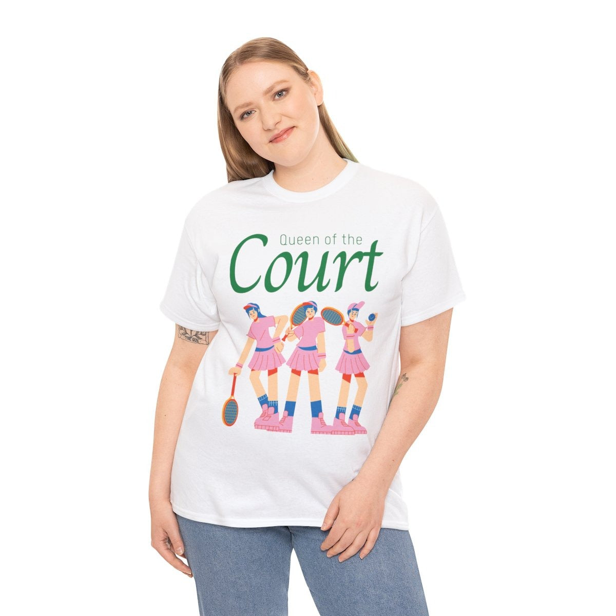 COURT QUEEN 1 - Tennis Basic Tee