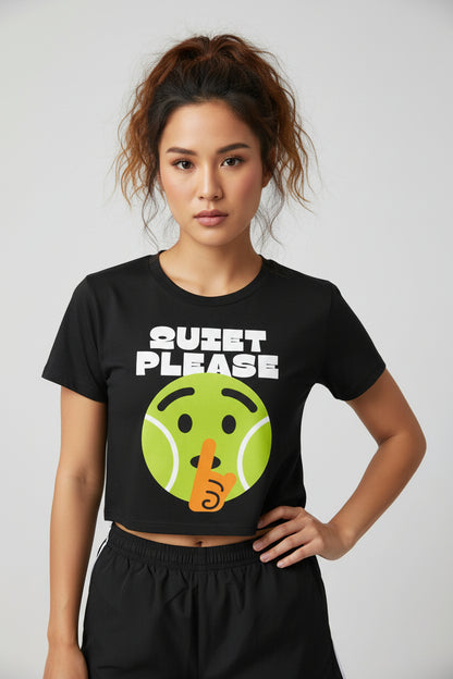 QUIET PLEASE - Tennis (Crop Top)