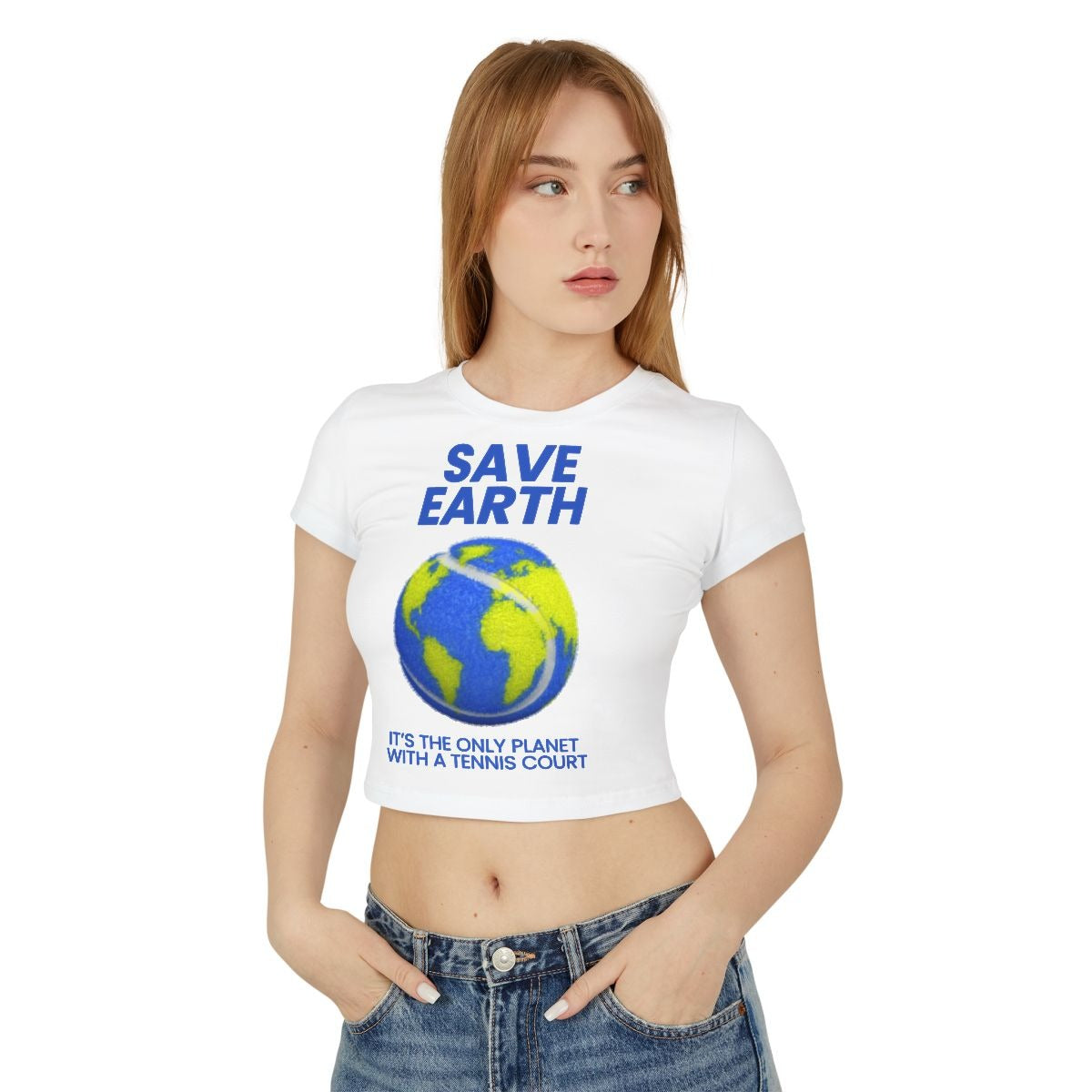 SAVE EARTH - Tennis (Crop Top)