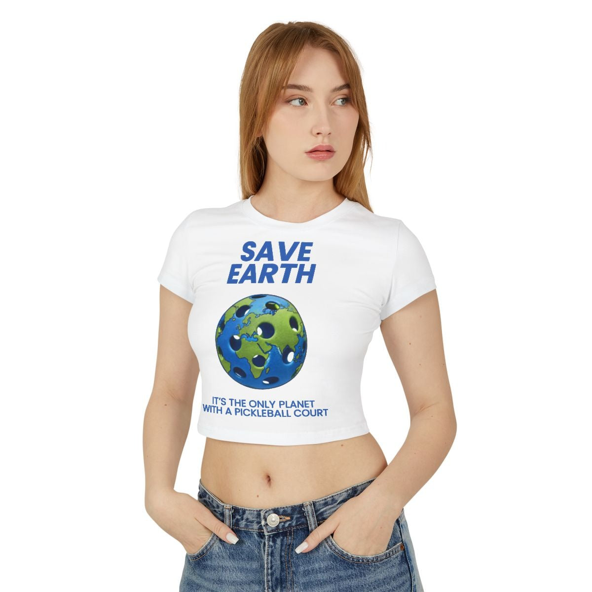 SAVE EARTH - Pickleball (Crop Top)