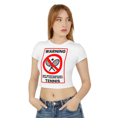 WARNING TENNIS - Tennis (Crop Top)