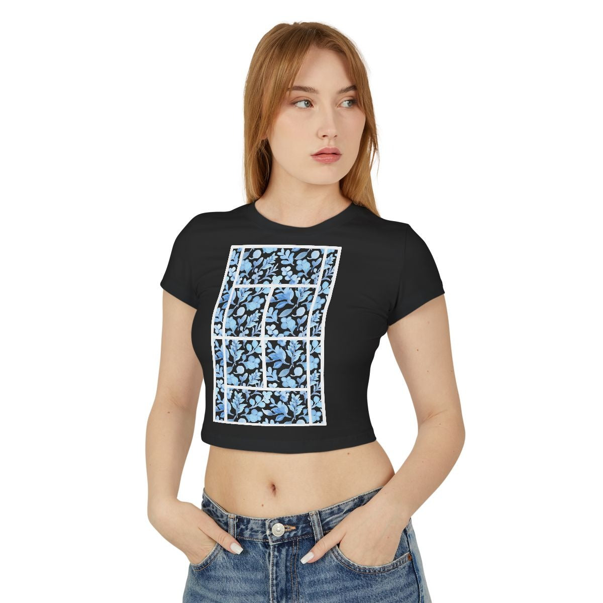 TENNIS FLORAL 2 - Tennis (Crop Top)