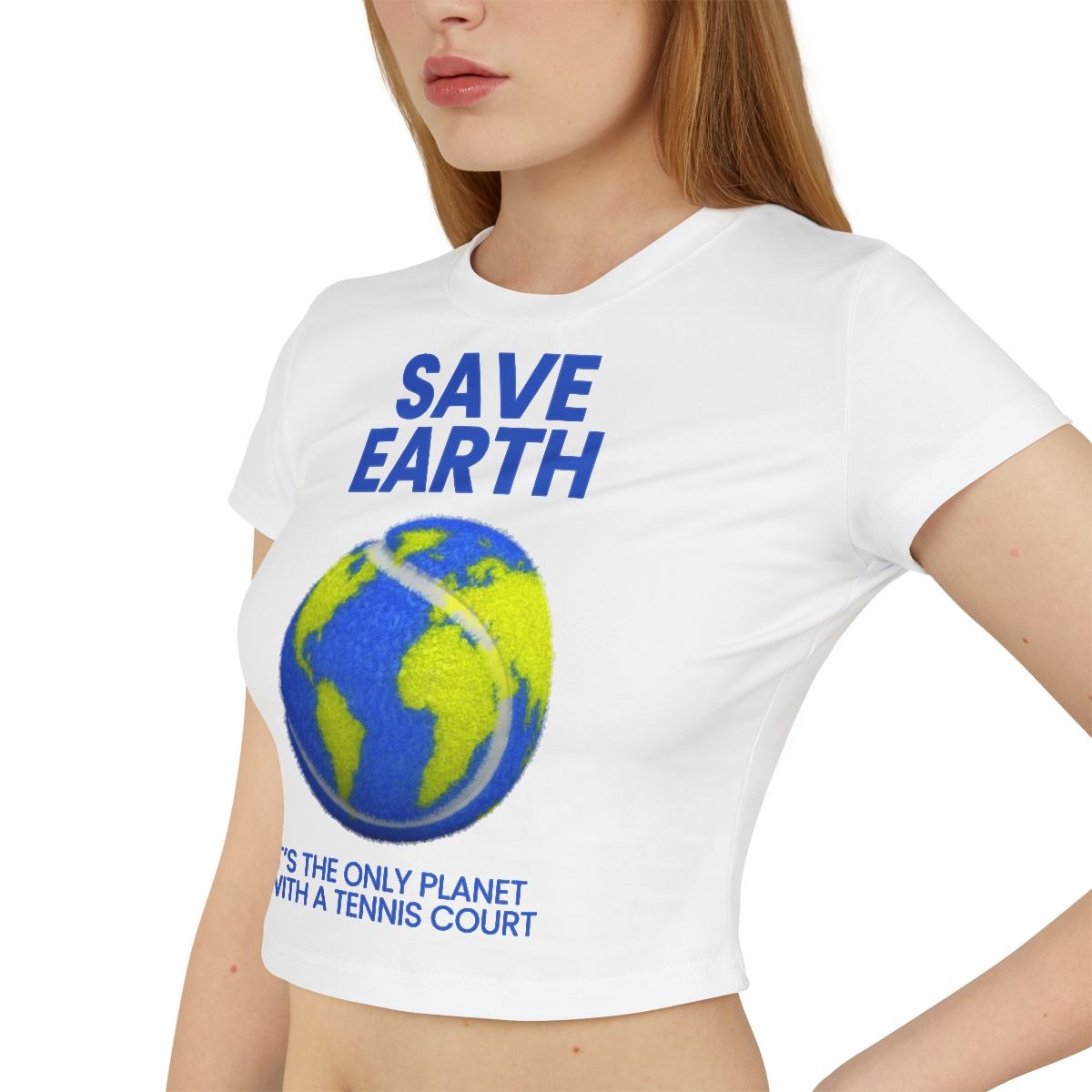 SAVE EARTH - Tennis (Crop Top)
