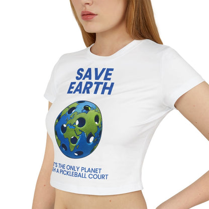 SAVE EARTH - Pickleball (Crop Top)
