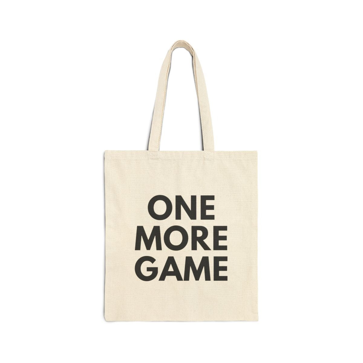 ONE MORE GAME - Tennis & Pickleball (Tote Bag)