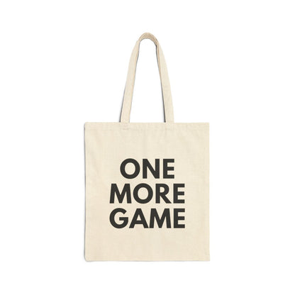 ONE MORE GAME - Tennis & Pickleball (Tote Bag)