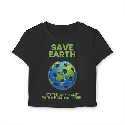 SAVE EARTH - Pickleball (Crop Top)