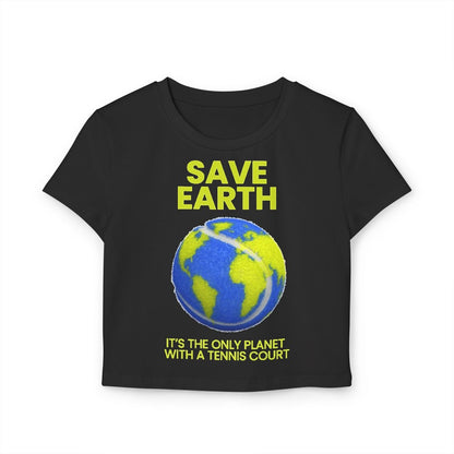 SAVE EARTH - Tennis (Crop Top)