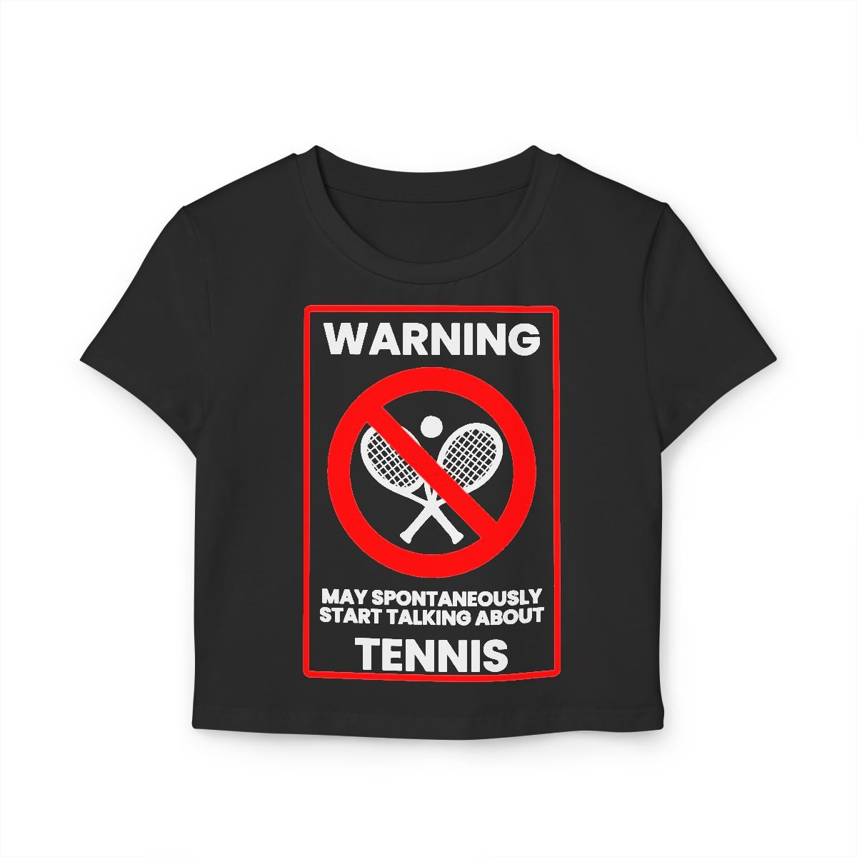 WARNING TENNIS - Tennis (Crop Top)