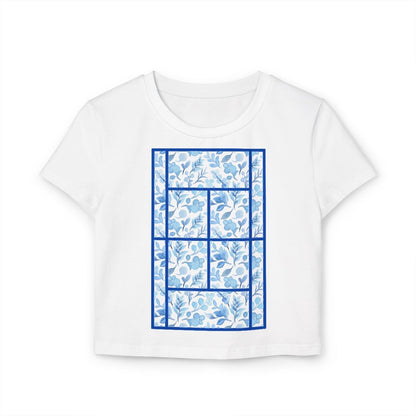 TENNIS FLORAL 2 - Tennis (Crop Top)