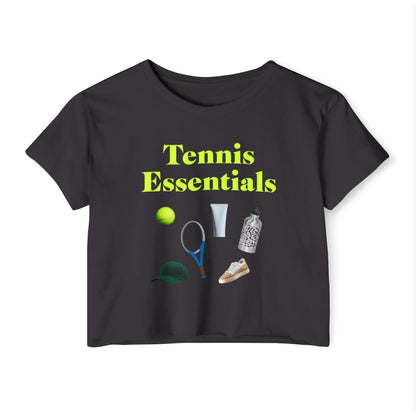 TENNIS ESSENTIALS - Tennis Crop Top