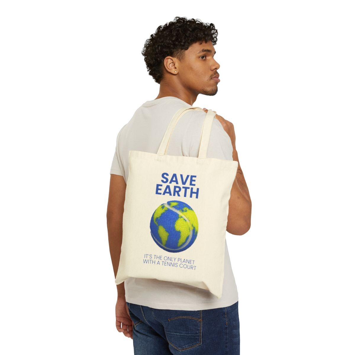 SAVE EARTH - Tennis (Tote Bag)