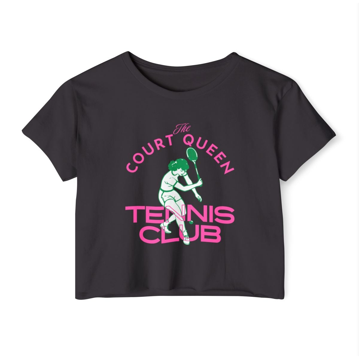 COURT QUEEN 3 - Tennis Crop Top