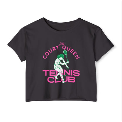 COURT QUEEN 3 - Tennis Crop Top