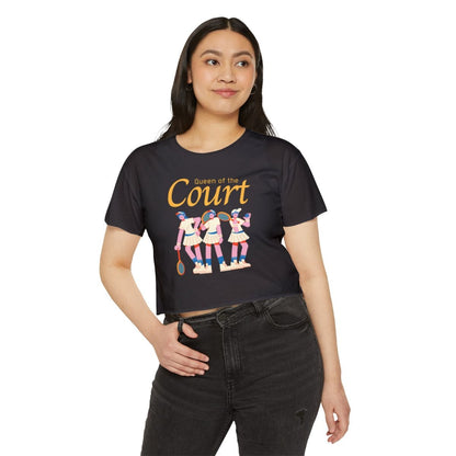COURT QUEEN 1 - Tennis Crop Top