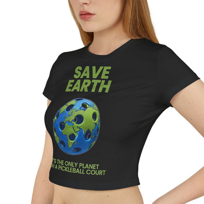 SAVE EARTH - Pickleball (Crop Top)