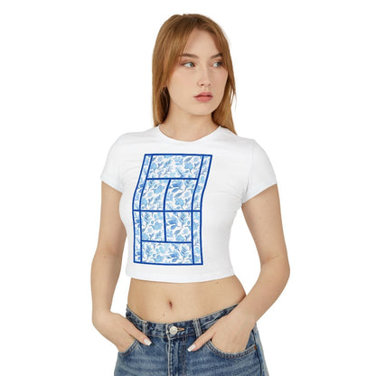 TENNIS FLORAL 2 - Tennis (Crop Top)