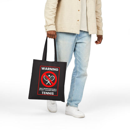 WARNING TENNIS - Tennis (Tote Bag)