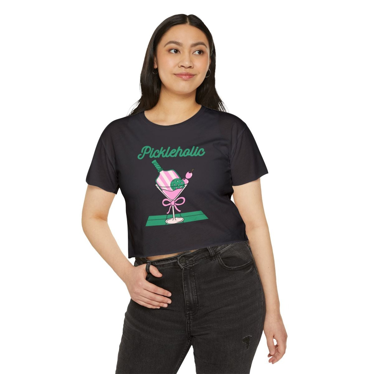 PICKLEHOLIC - Pickleball (Crop Top)