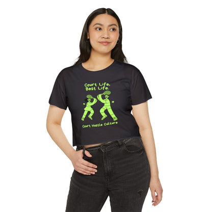 COURT HUSTLE - Tennis Crop Top