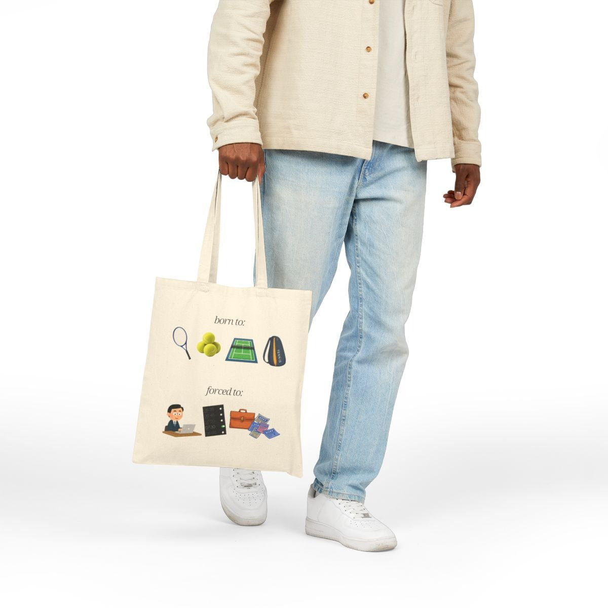 FORCED TO WORK - Tennis (Tote Bag)