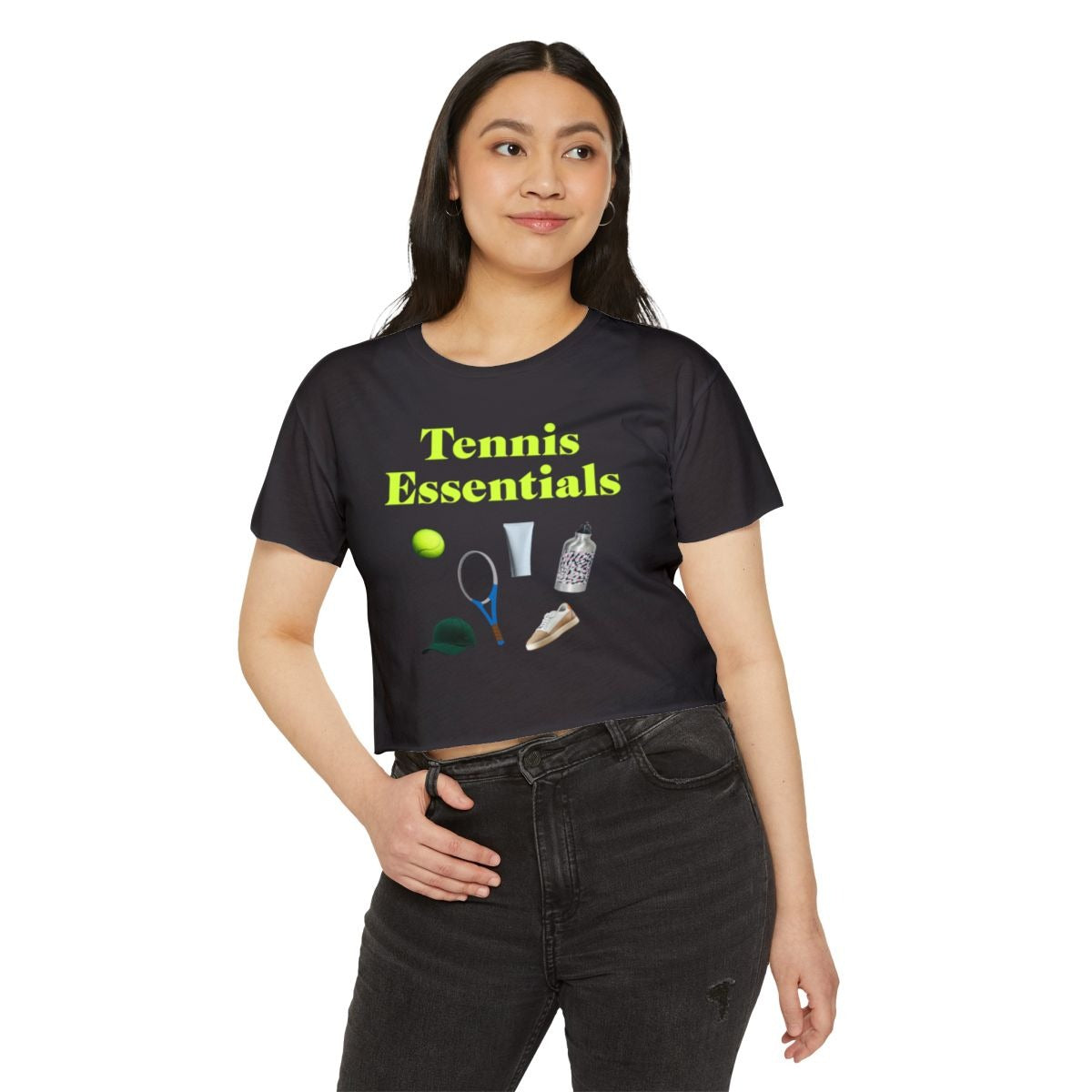 TENNIS ESSENTIALS - Tennis Crop Top