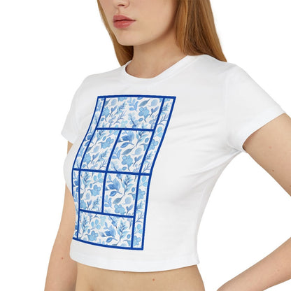 TENNIS FLORAL 2 - Tennis (Crop Top)