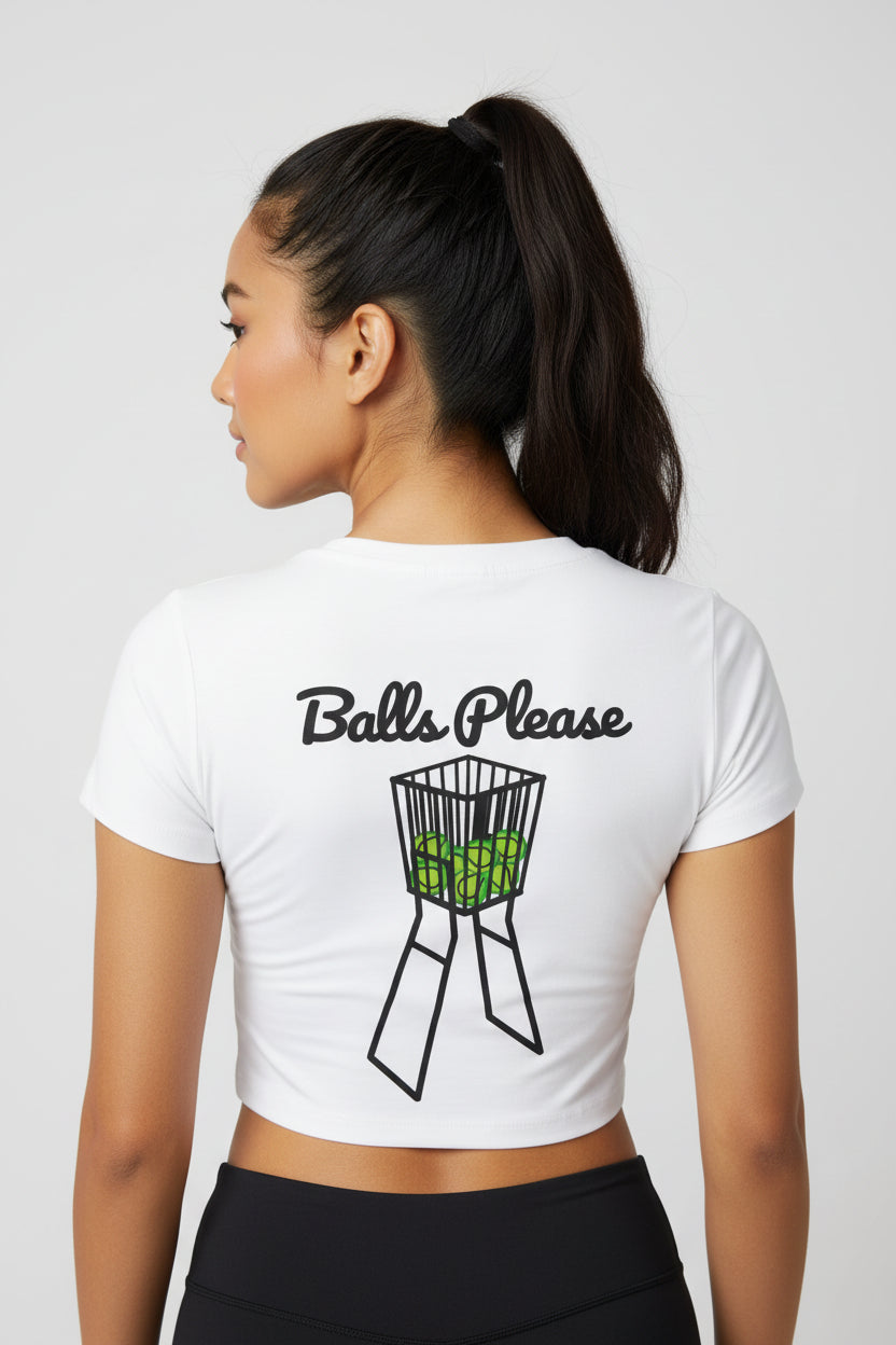 BALLS PLEASE - Tennis (Crop Top)
