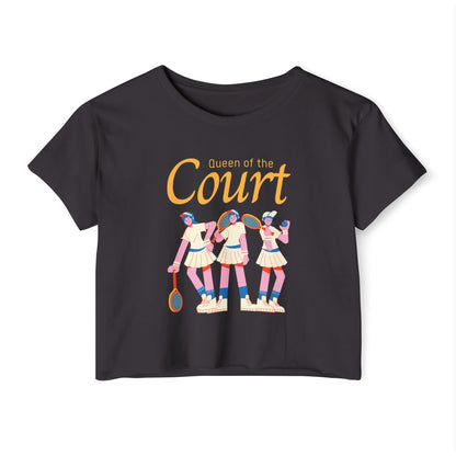 COURT QUEEN 1 - Tennis Crop Top