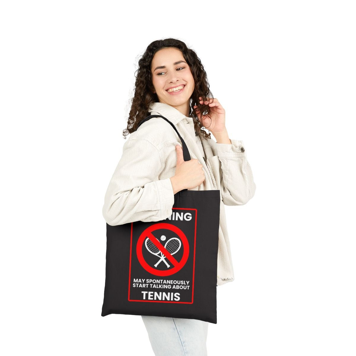 WARNING TENNIS - Tennis (Tote Bag)