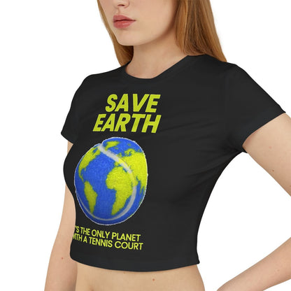 SAVE EARTH - Tennis (Crop Top)
