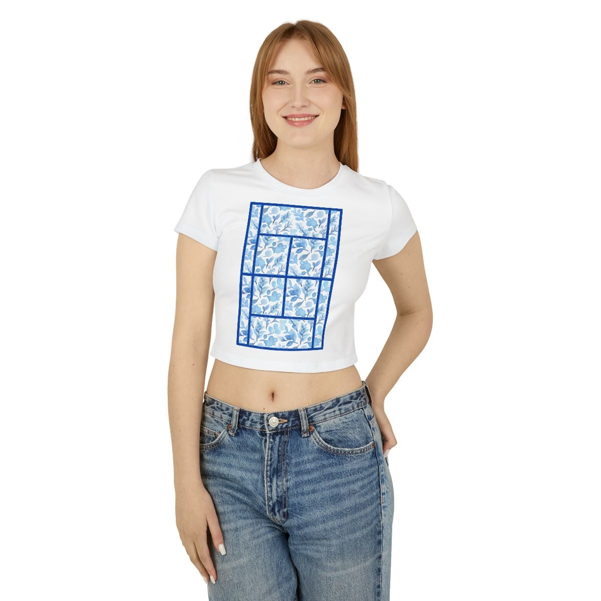 TENNIS FLORAL 2 - Tennis (Crop Top)