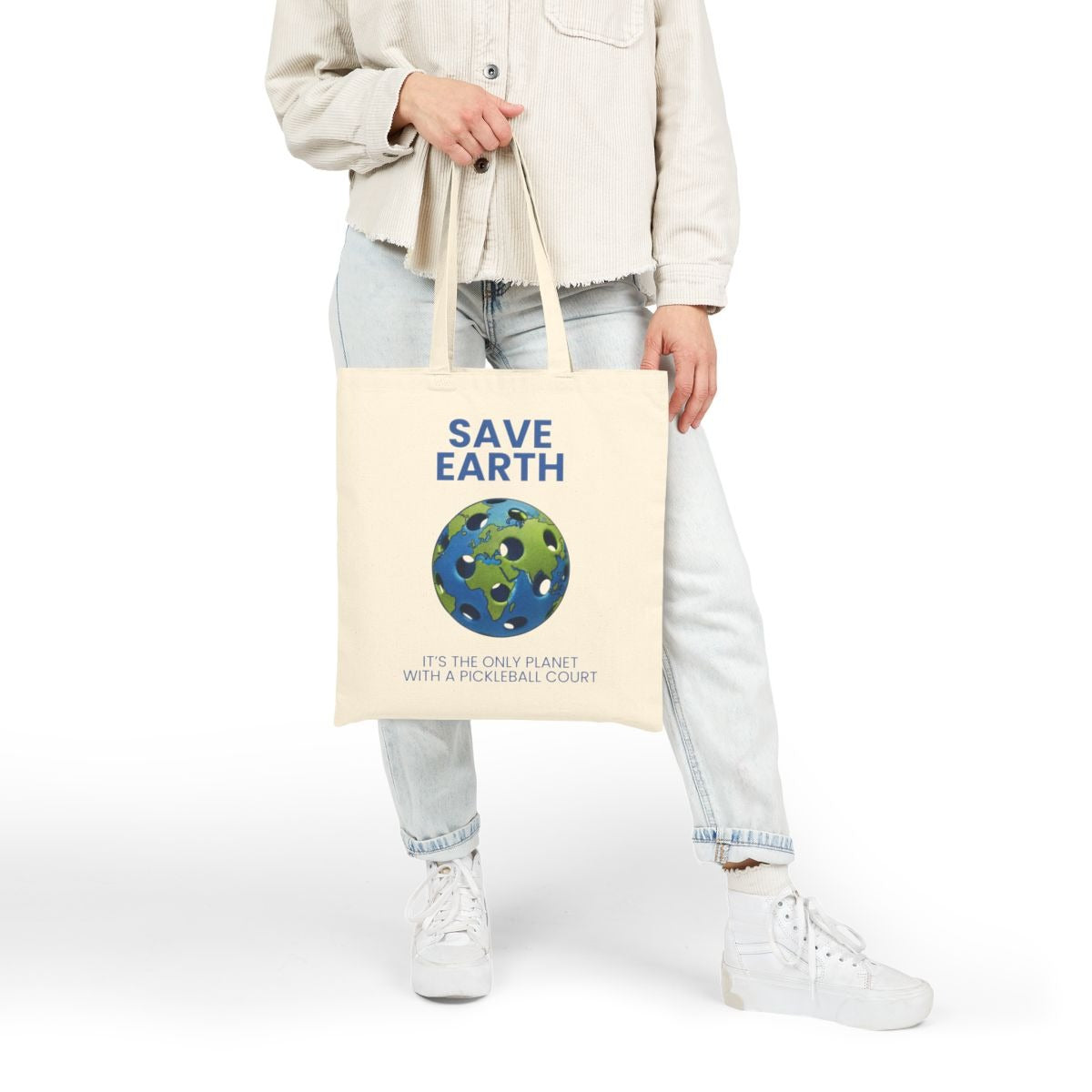 SAVE EARTH - Pickleball (Tote Bag)