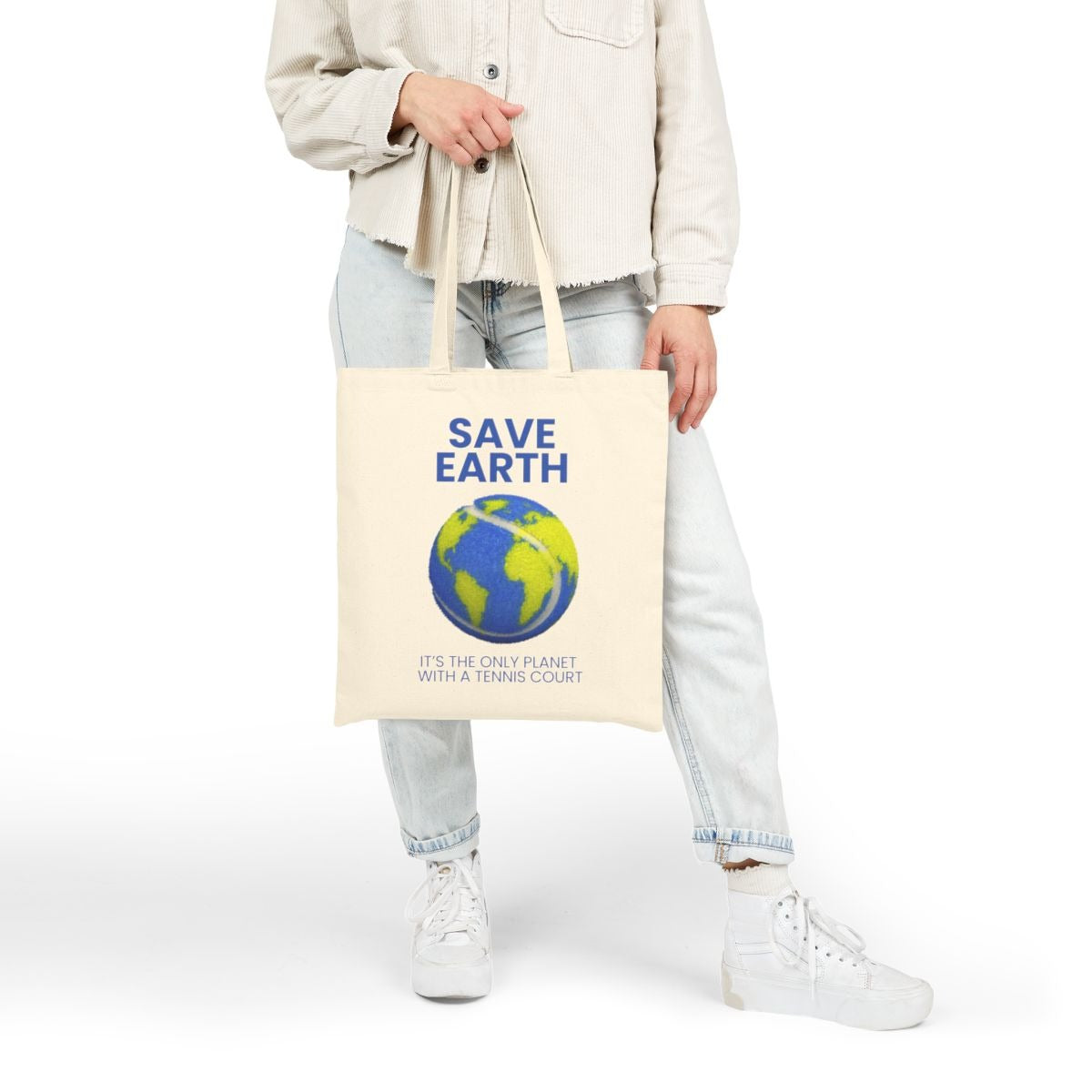 SAVE EARTH - Tennis (Tote Bag)