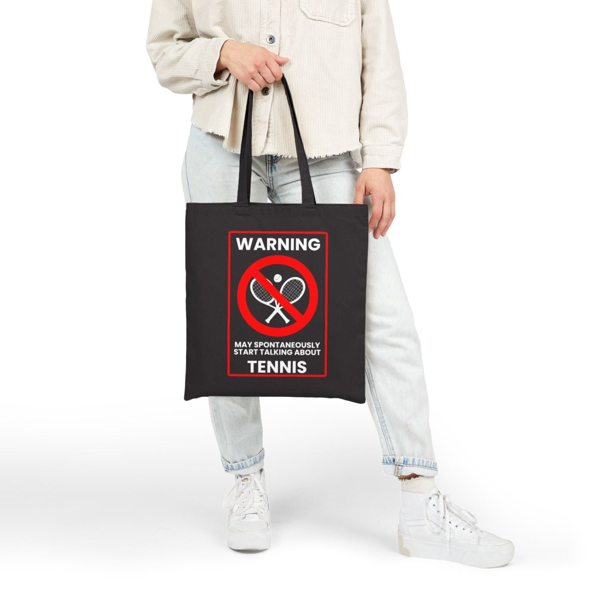 WARNING TENNIS - Tennis (Tote Bag)