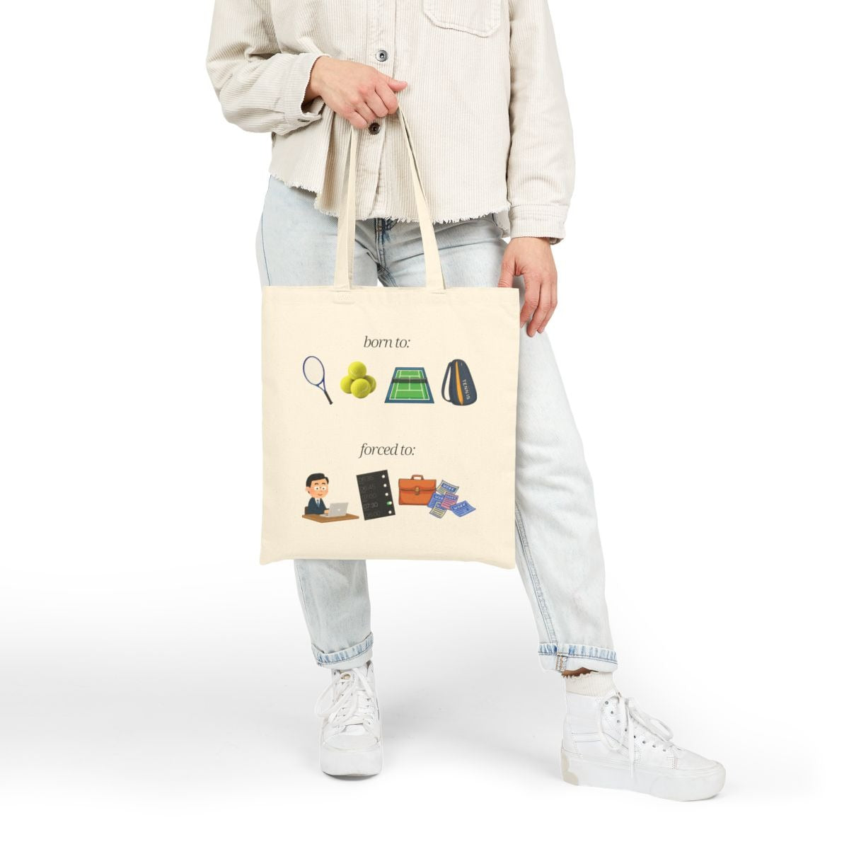 FORCED TO WORK - Tennis (Tote Bag)