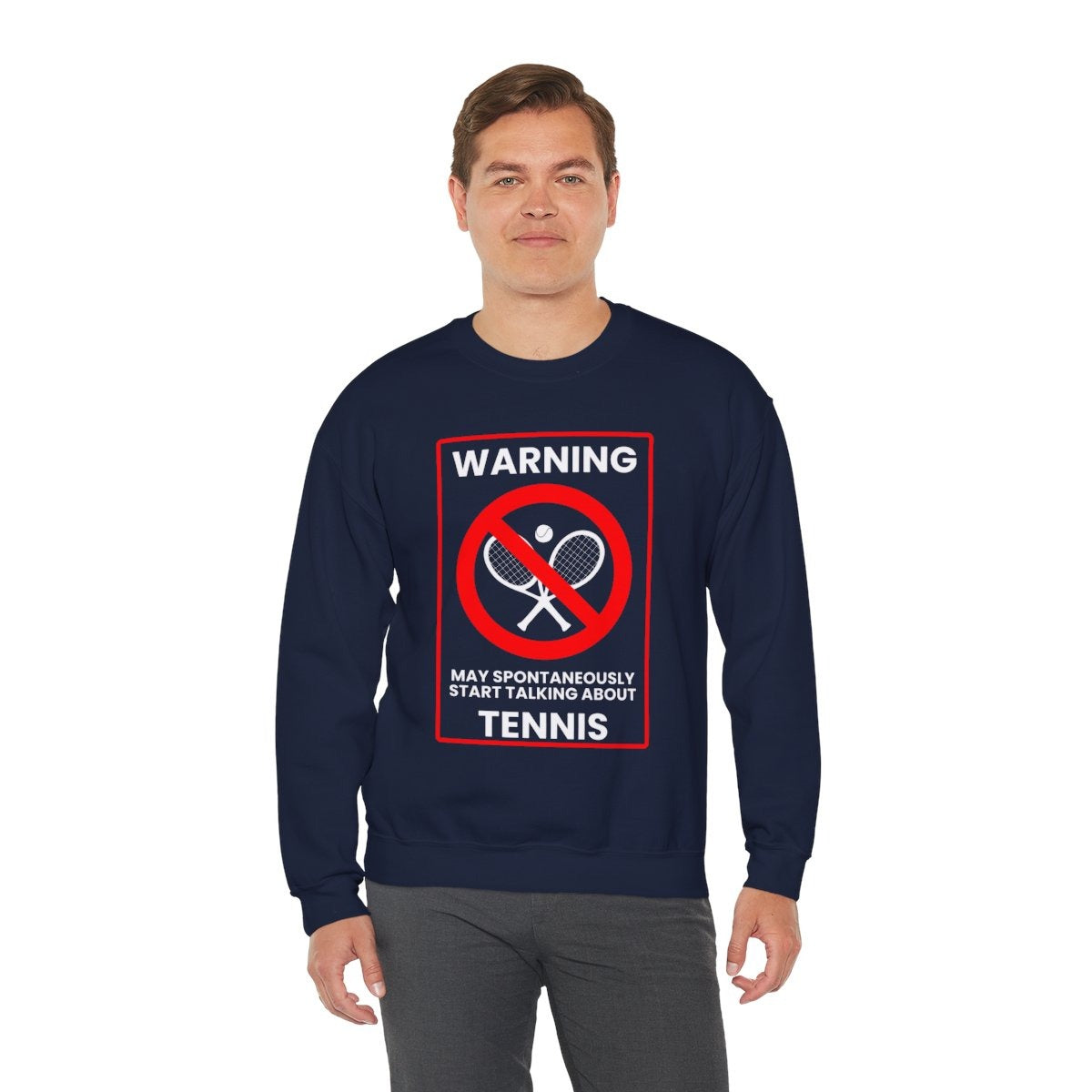 WARNING TENNIS - Tennis (Sweatshirt)