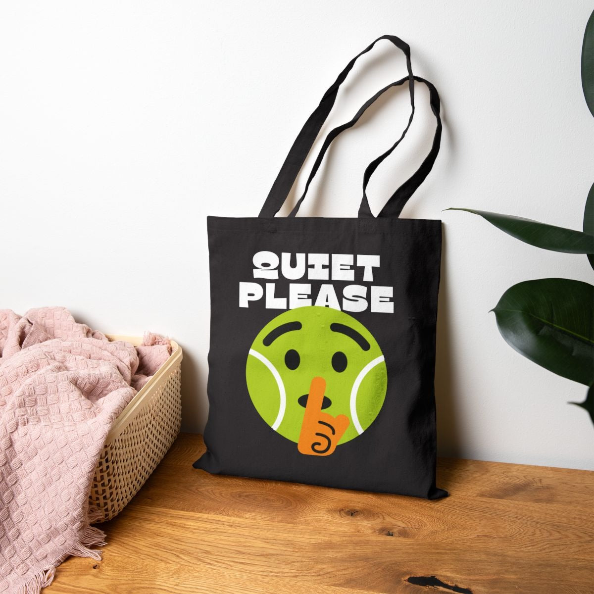 QUIET PLEASE - Tennis (Tote Bag)