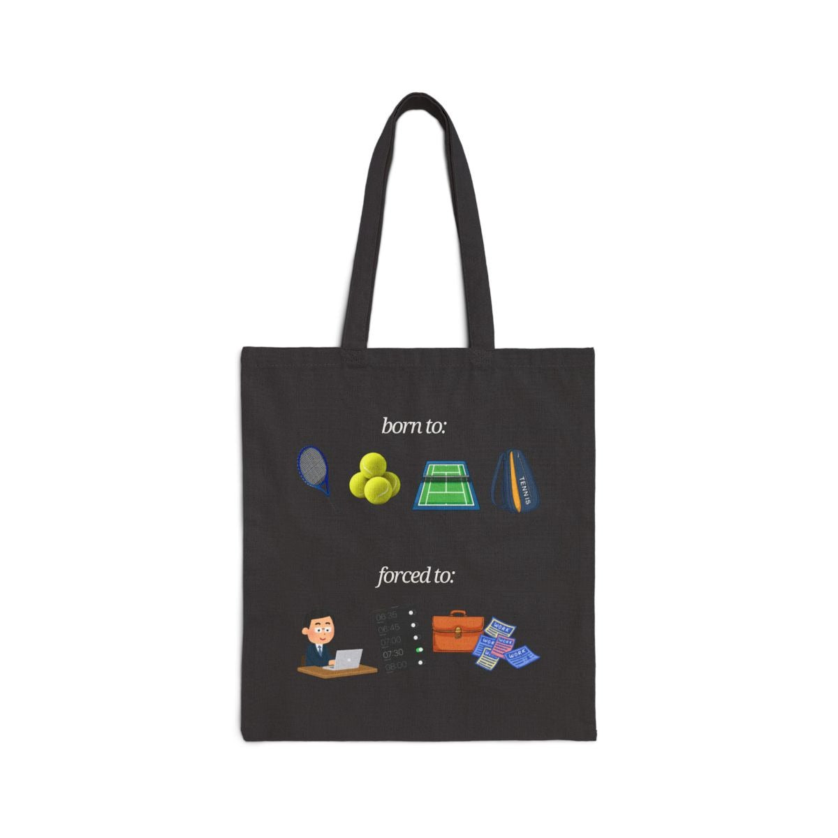 FORCED TO WORK - Tennis (Tote Bag)