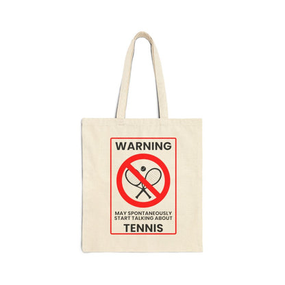 WARNING TENNIS - Tennis (Tote Bag)