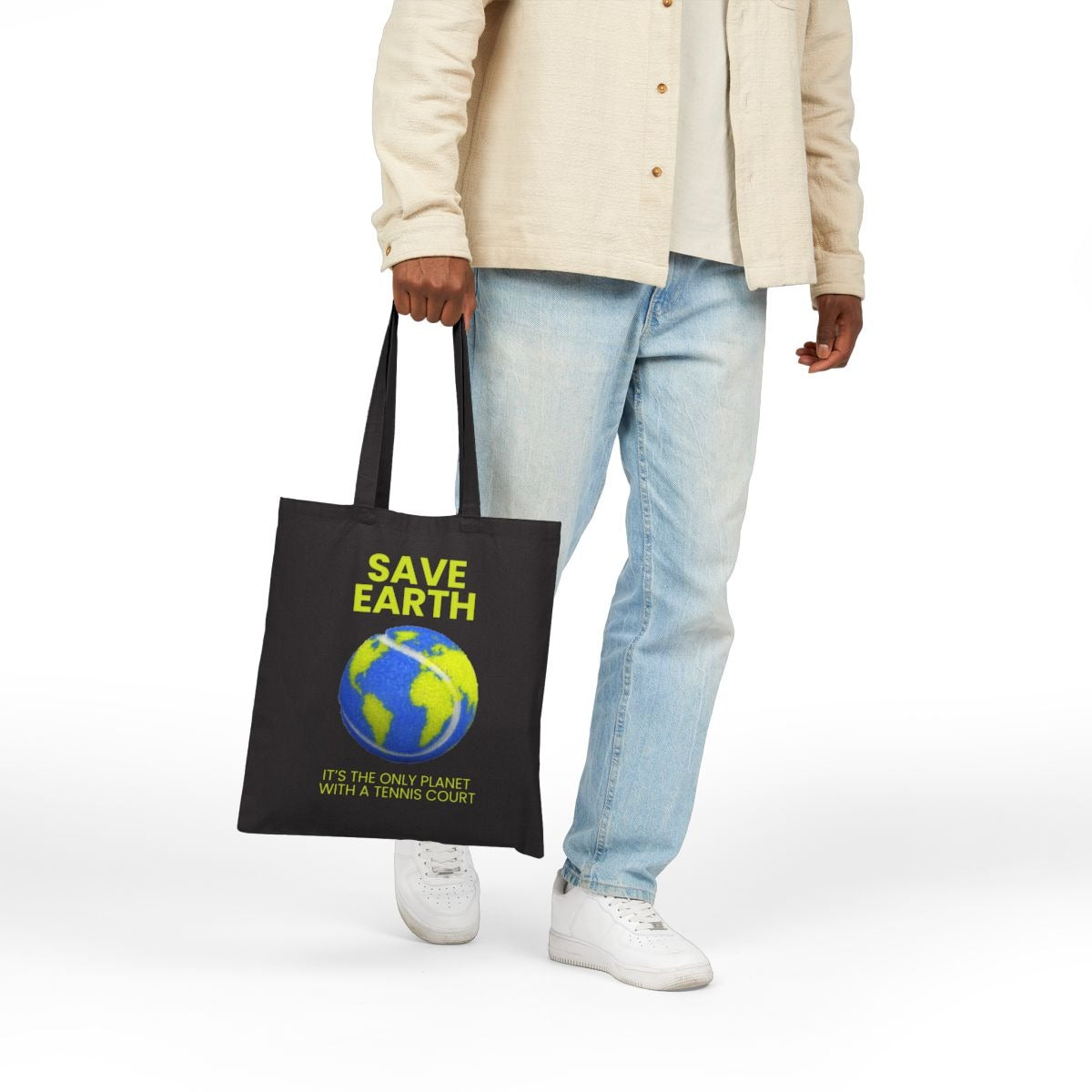 SAVE EARTH - Tennis (Tote Bag)