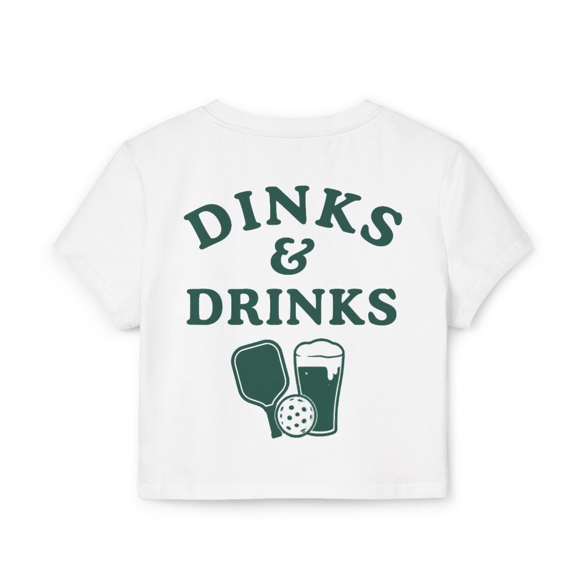 DINKS & DRINKS - Pickleball (Crop Top)