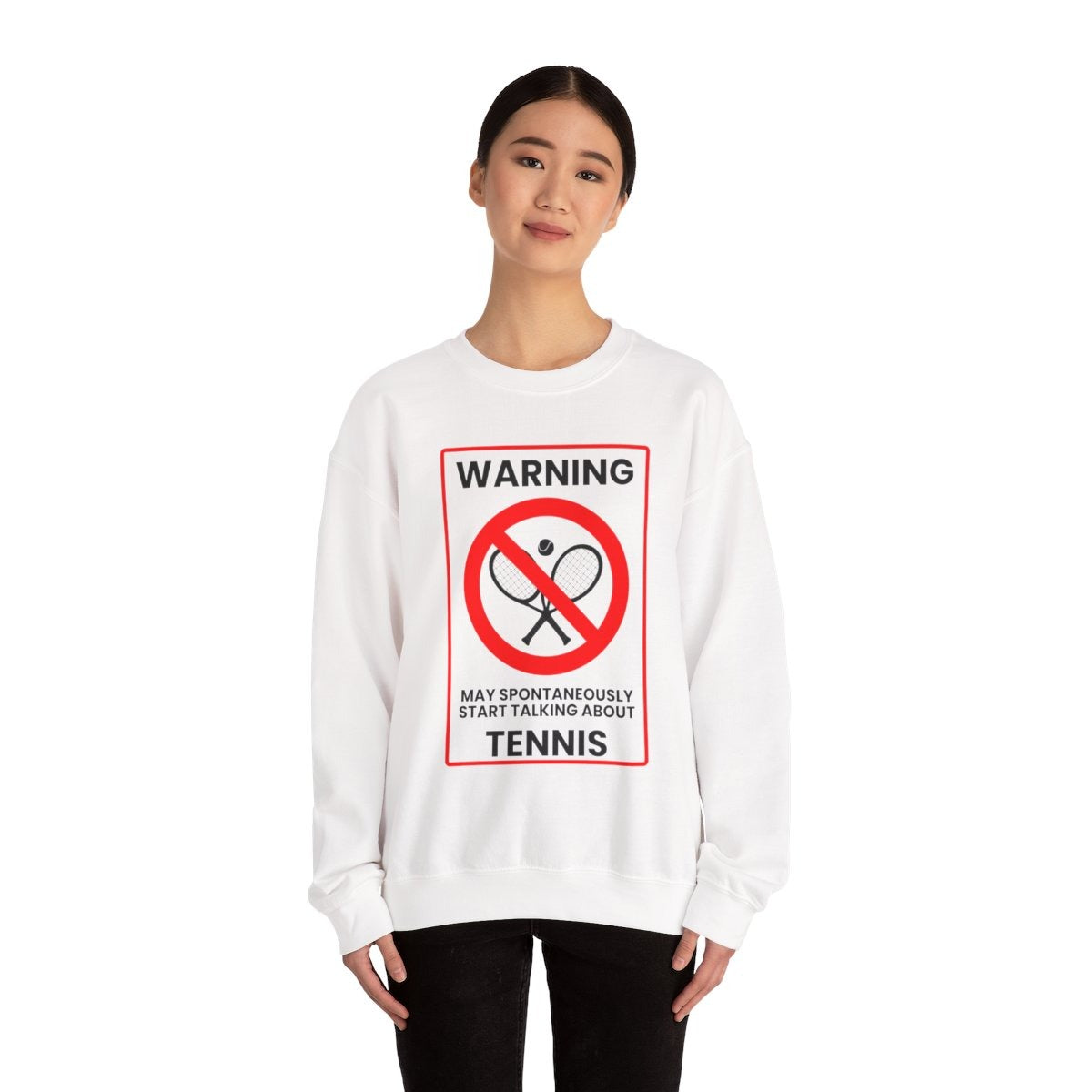 WARNING TENNIS - Tennis (Sweatshirt)